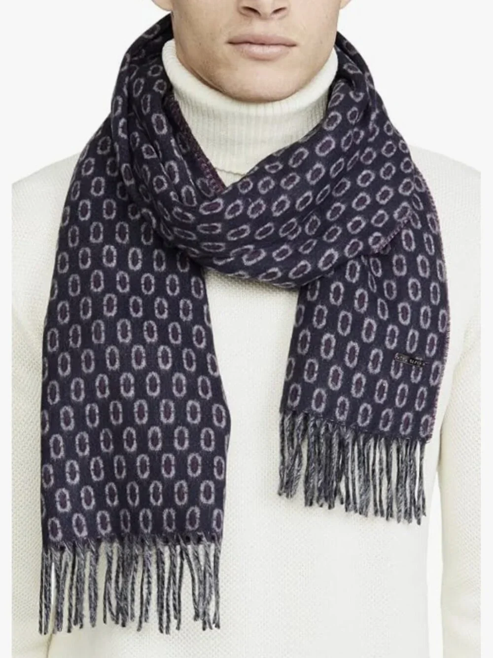 Ted Baker Men's Cashgeo Jacquard Woven Scarf